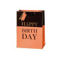 SACHET BSB 36X26X14CM BLACK & ORANGE