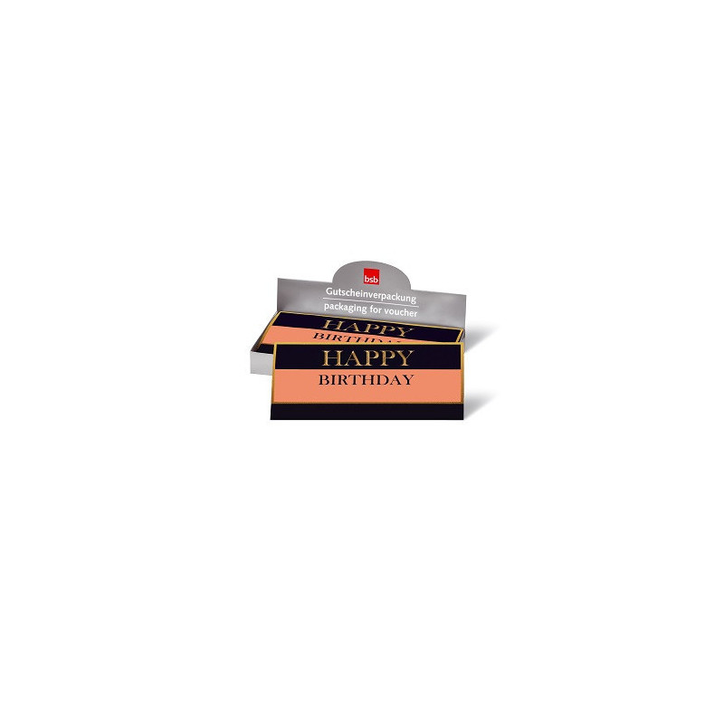 ENVELOPPE CADEAU BSB BLACK & ORANGE