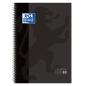 CAHIER OXFORD SPIRALE A4+ QUAD. 80FLS EUROPEANBOOK NOIR