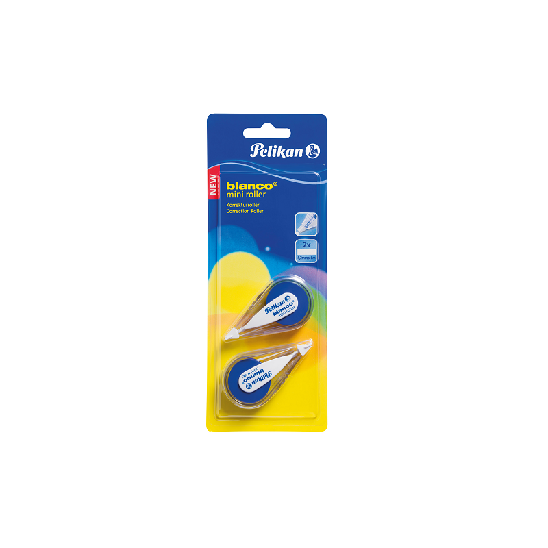 CORRECTEUR ROLLER PELIKAN 4,2MM BLANCO 2PCS BLISTER (300001157)