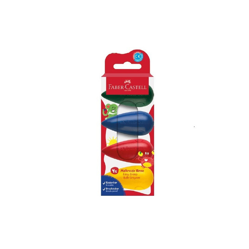 CRAYON CIRE FABER 4PCS