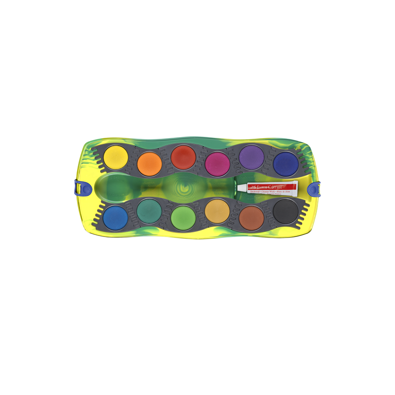 GOUACHE FABER CONNECTOR 12 PASTILLES DINO
