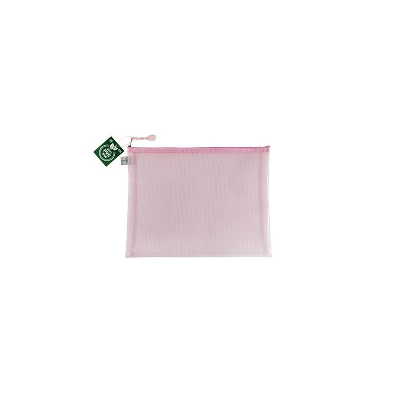 POCHETTE DOCUMENTS TIRETTE FOLDERSYS 272X357MM A4 ROSE PASTEL