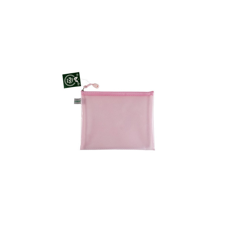 POCHETTE DOCUMENTS TIRETTE FOLDERSYS 200X254MM A5 ROSE PASTEL
