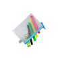 POCHETTE DOCUMENTS TIRETTE FOLDERSYS 128X183MM A6+ BLEU PASTEL