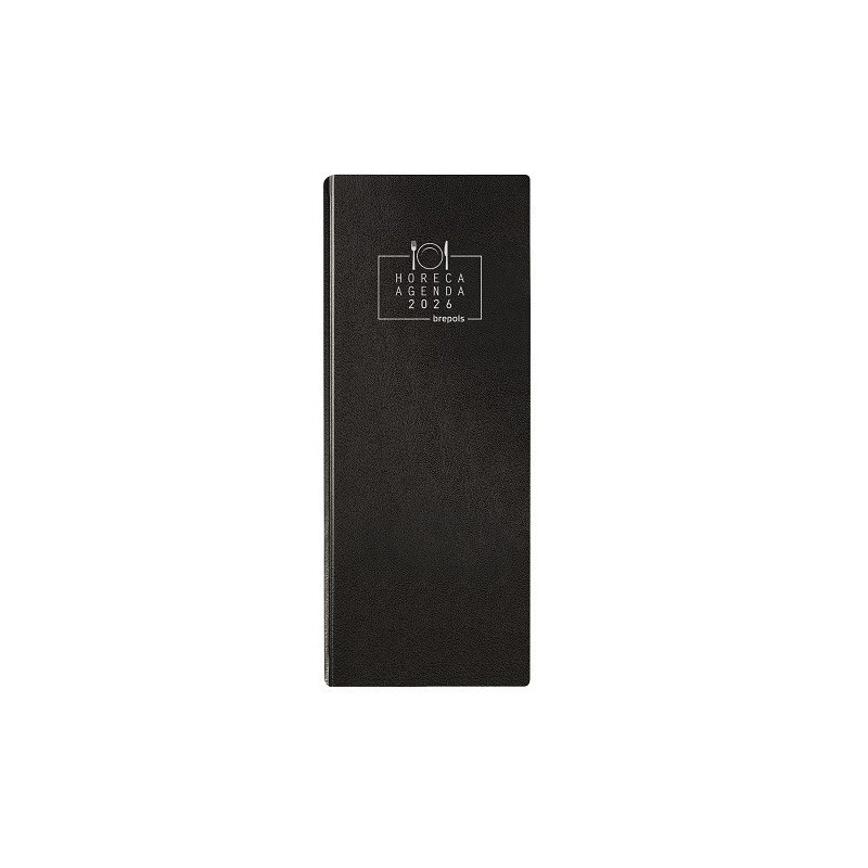 AGENDA BREPOLS 14,3X32,5CM 1J./2P. HORECA NOIR