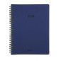 AGENDA BREPOLS 17,1X22CM 1SEM./2P. TIMING SPIR. CALVI BLEU