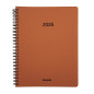 AGENDA BREPOLS 17,1X22CM 1SEM./2P. TIMING SPIR. CALVI ORANGE