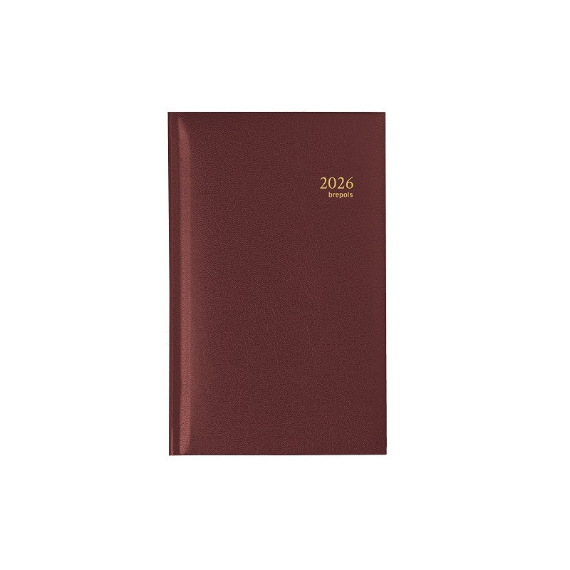AGENDA BREPOLS 9X16CM 1SEM./2P. INTERPLAN LIMA BORDEAUX