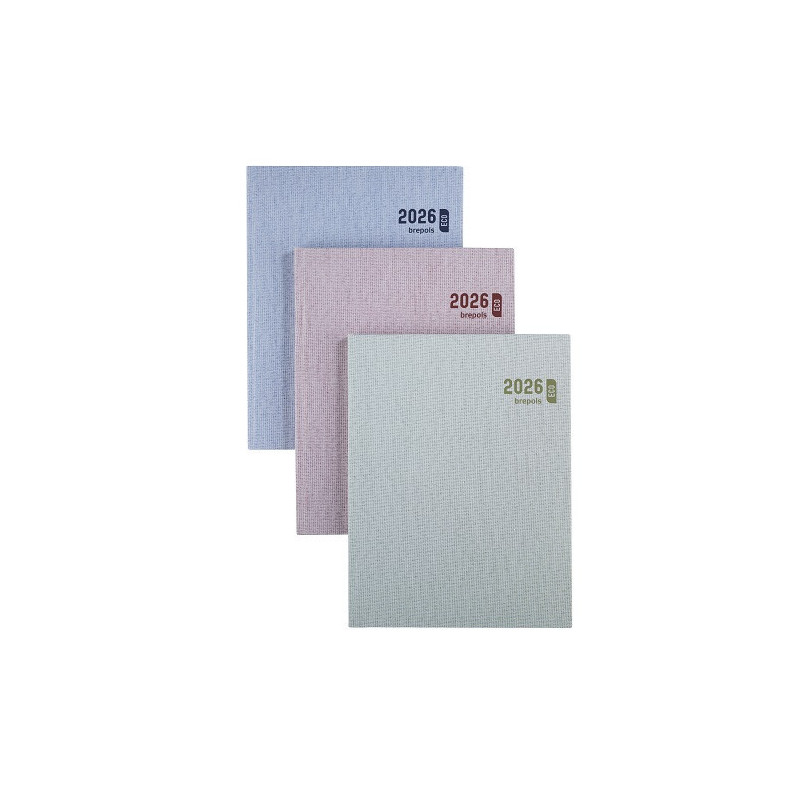 AGENDA BREPOLS 17,1X22CM 1SEM./2P. TIMING TOILE OCEAN ASS.