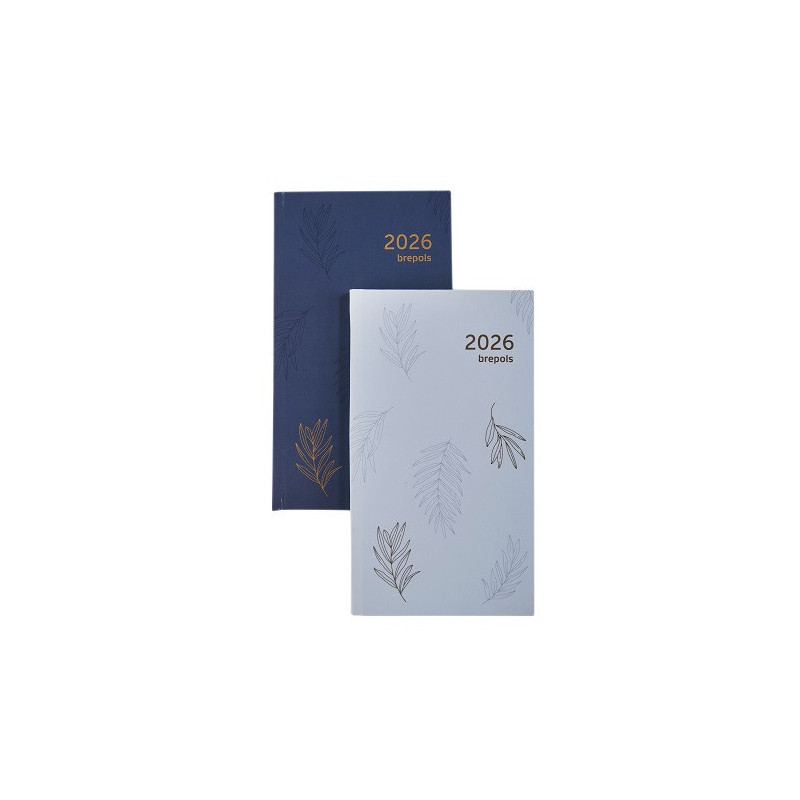 AGENDA BREPOLS 9X16CM 1SEM./2P. INTERPLAN TROP. FLOWERS ASS.