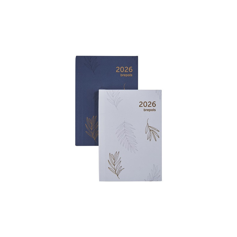 AGENDA BREPOLS 8,1X12CM 1SEM./2P. DELTA TROP. FLOWERS ASS.