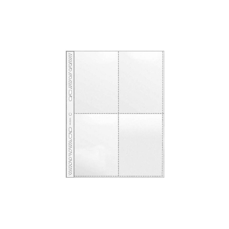 POCHETTE VELOFLEX PLASTIQUE A4 DIVISE EN 4XA6 100PCS