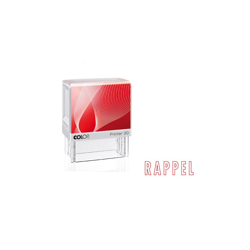 TAMPON COLOP TEXTE RAPPEL FRANC. BLISTER