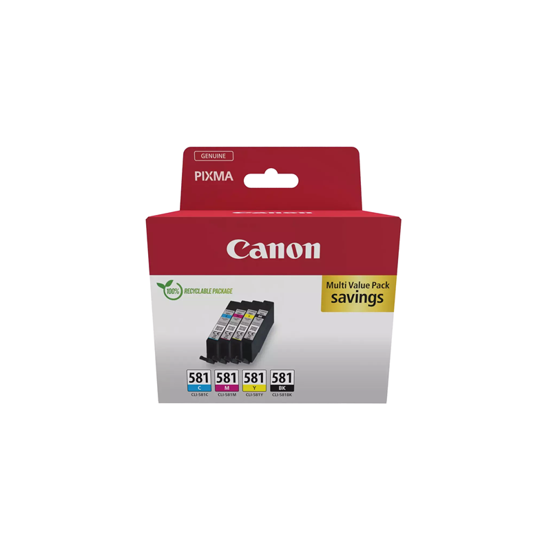CARTOUCHE IMP. CANON N°581 MULTIPACK