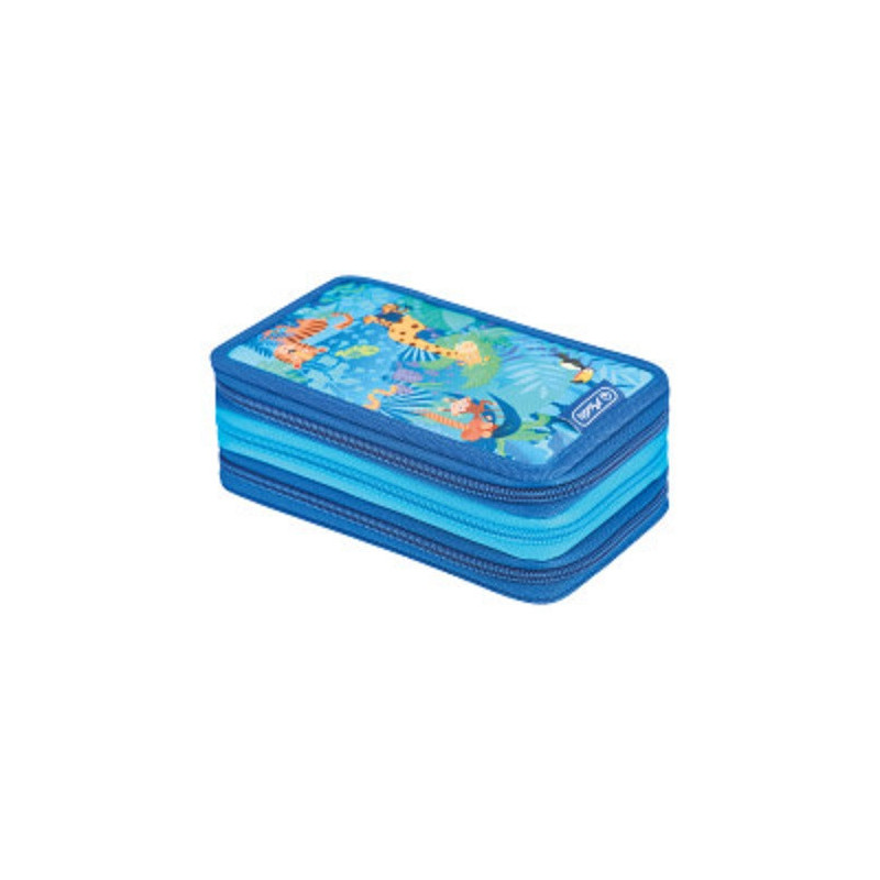 PLUMIER HERLITZ 3 COMP. 31PCS JUNGLE NIGHT (400197094)
