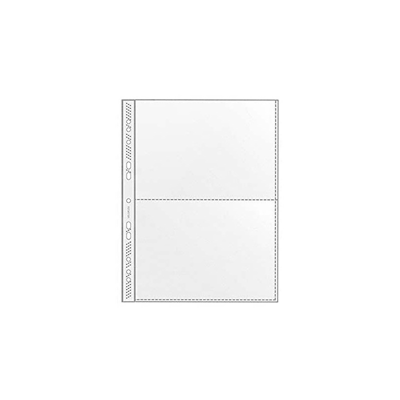 POCHETTE VELOFLEX PLASTIQUE A4 DIVISE EN 2XA5 100PCS