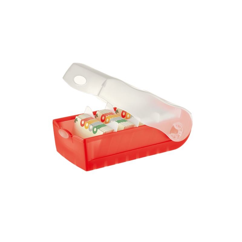 FICHIER HAN A7 CROCO ROUGE TRANSLUCIDE