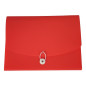 TRIEUR ACCORDEON DOCULINE 13 COMP. ROUGE