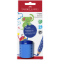 TAILLE-CRAYONS FABER GRIPPY AVEC POT BLEU BLISTER