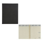 AGENDA BREPOLS 16,8X22CM 1SEM./2P. OPTIVISION TRENTO SPIR. NOIR