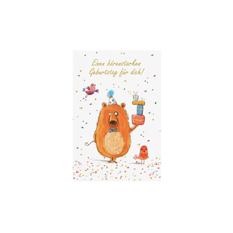 CARTE VOEUX BSB HAPPY BIRTHDAY ENFANT