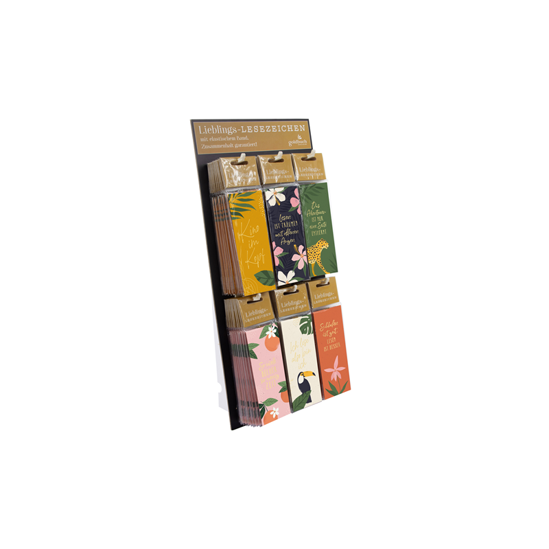 MARQUE-PAGE GOLDBUCH TROPICAL CART. PRES. 60PCS