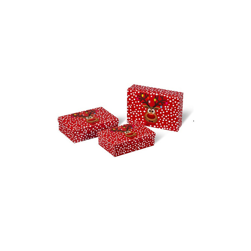 BOITE CADEAU BSB NOEL FUNNY CHRISTMAS 3PCS COMPOSE DE: