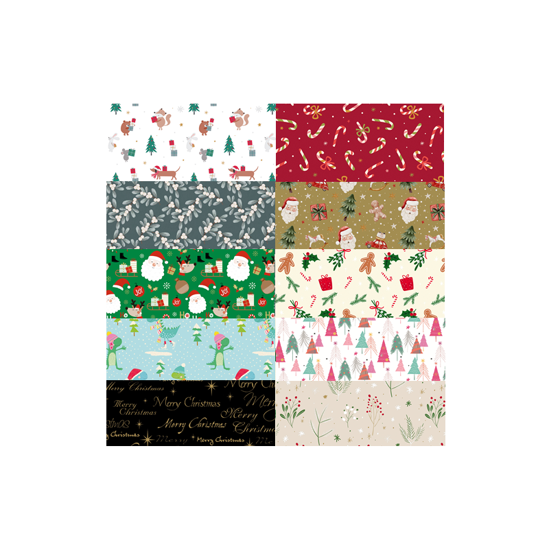 PAPIER CADEAU NOEL BSB ASS.