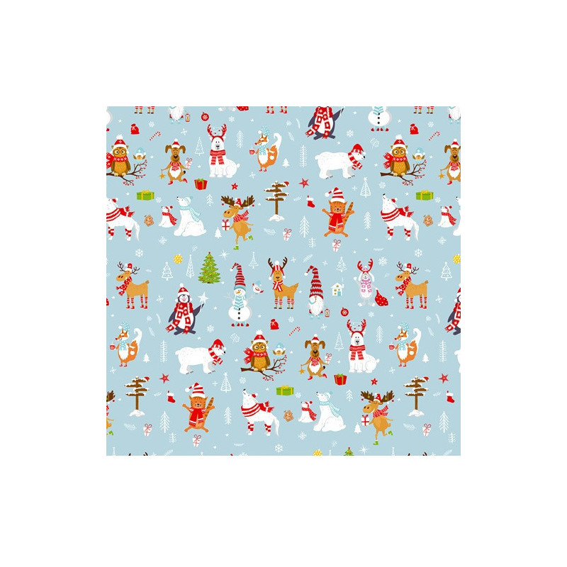 PAPIER CADEAU NOEL BSB