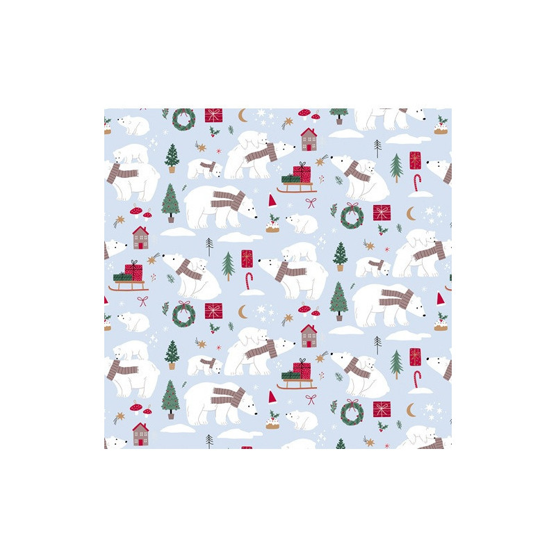 PAPIER CADEAU NOEL BSB
