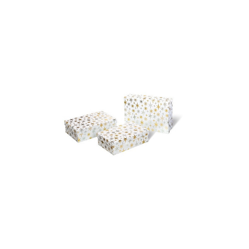 BOITE CADEAU BSB NOEL ELEGANT STARS 3PCS COMPOSE DE: