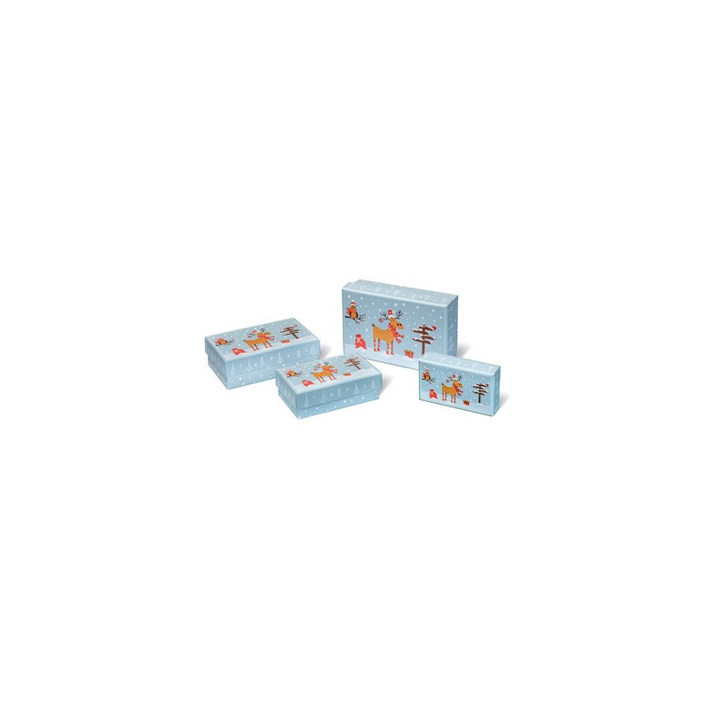 BOITE CADEAU BSB NOEL RUDI 4PCS COMPOSE DE: