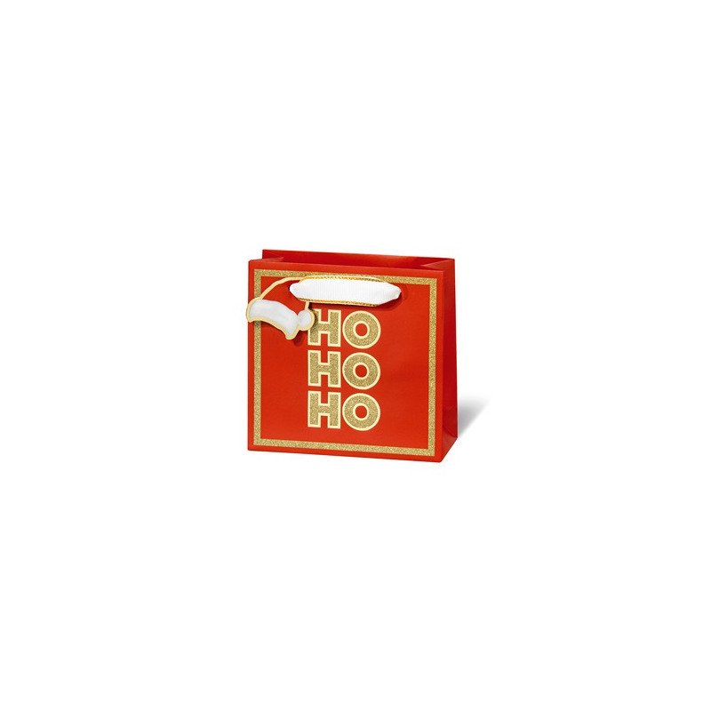 SACHET NOEL BSB 14,5X15X6CM HOHOHO