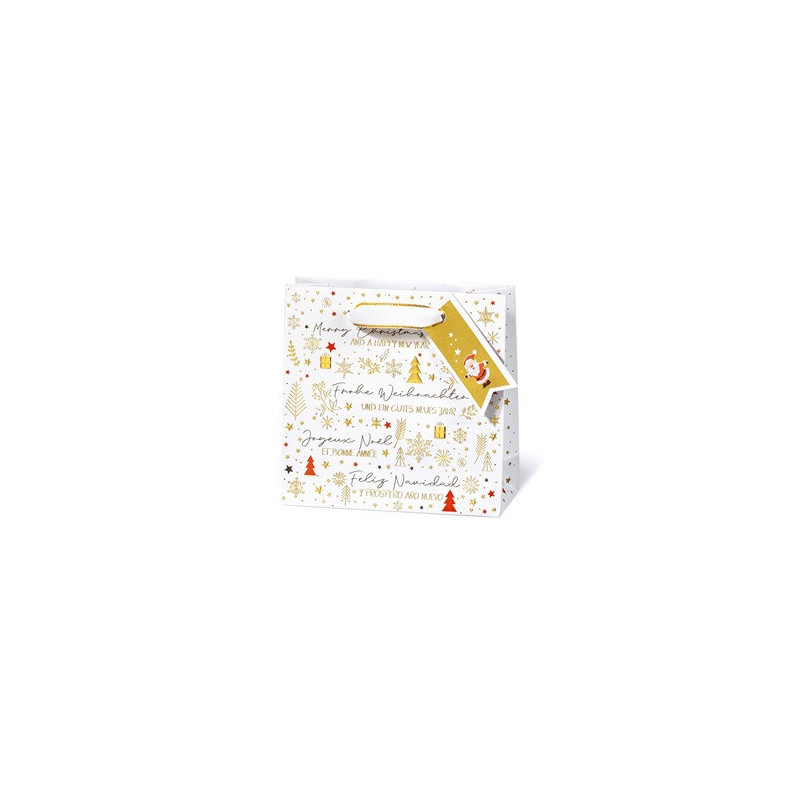 SACHET NOEL BSB 14,5X15X6CM CHRISTMASTIME