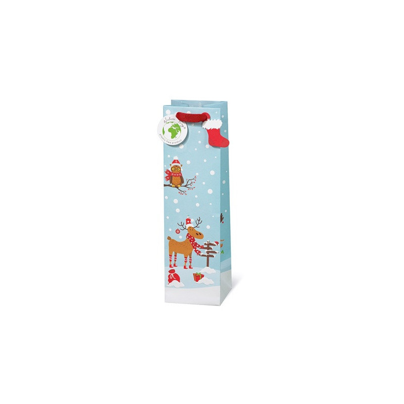 SACHET NOEL BSB BOUT. 36X10,5X10CM RUDI