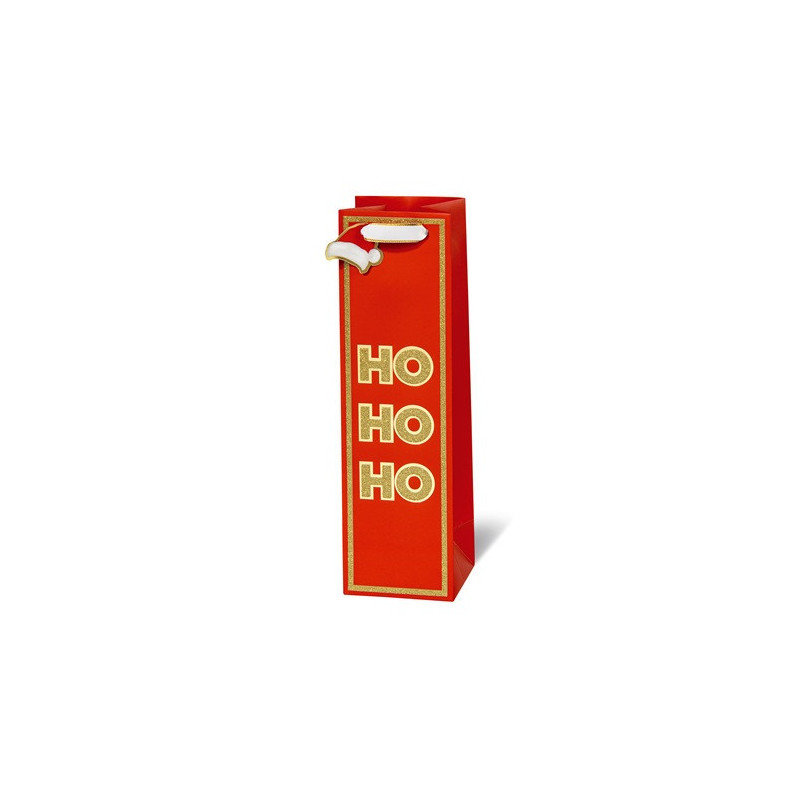 SACHET NOEL BSB BOUT. 36X10,5X10CM HOHOHO
