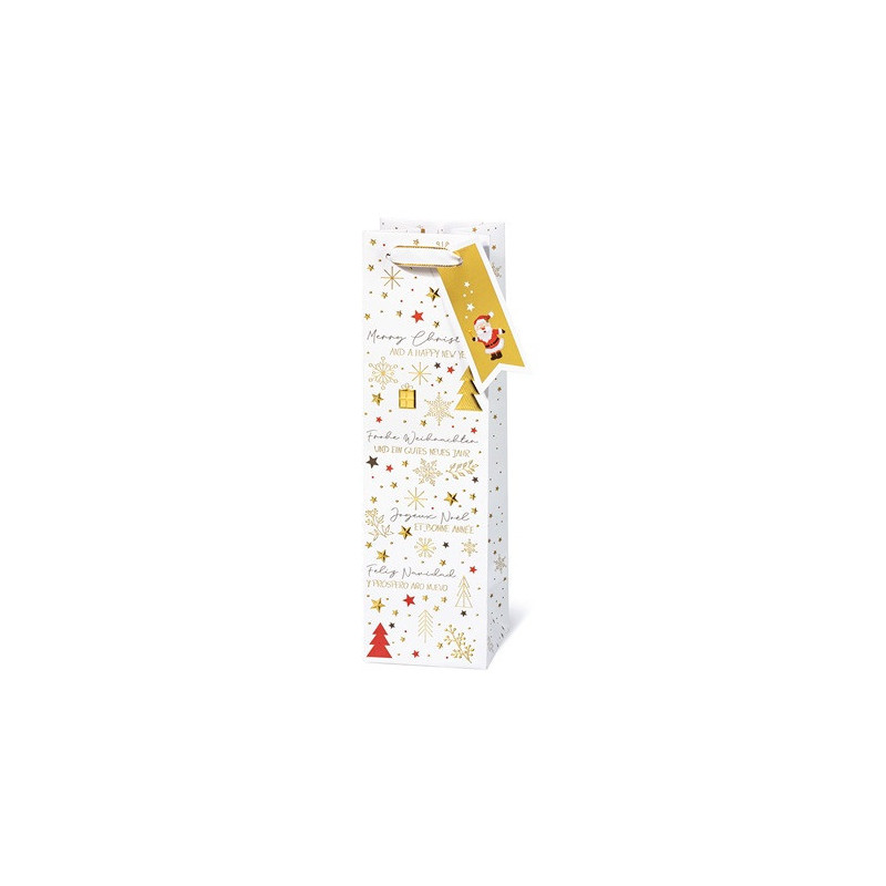 SACHET NOEL BSB BOUT. 36X10,5X10CM CHRISTMASTIME