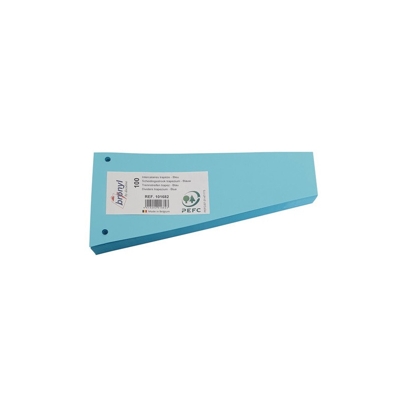 INTERCAL. TRAP. CART. BLEU 100PCS DOCULINE