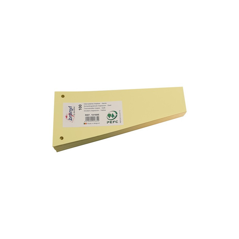 INTERCAL. TRAP. CART. JAUNE 100PCS DOCULINE