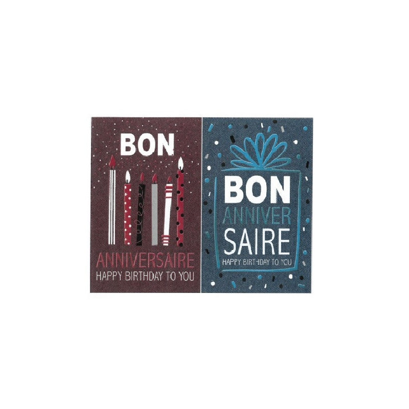 CARTE VOEUX ANNIVERSAIRE FRANCAIS