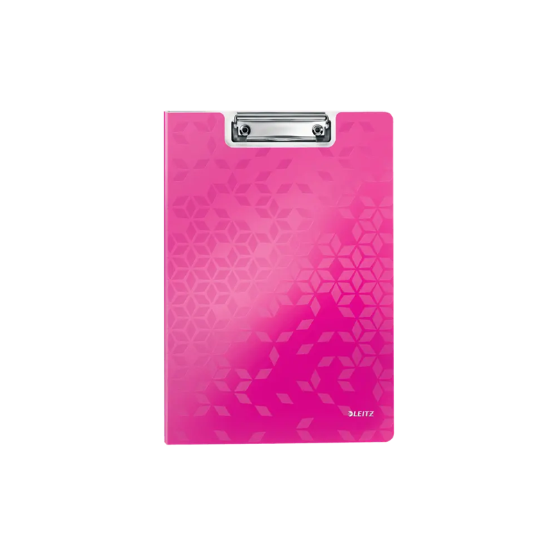 PLAQUE A PINCE A4 DOUBLE LEITZ ROSE