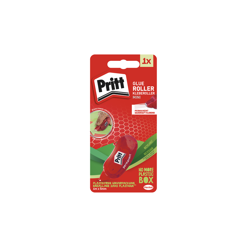 COLLE ROLLER PRITT 6MM PERM. MINI BLISTER
