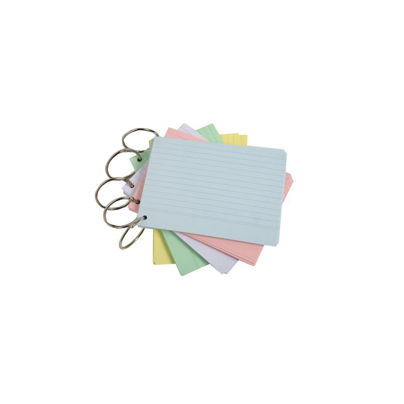 FICHE 75X105MM LIGNE 100PCS EXACOMPTA (A7)