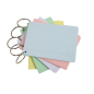 FICHE 105X148MM LIGNE 100PCS EXACOMPTA (A6)