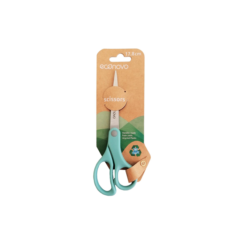 CISEAUX ENFANTS ECONOVO 17,8CM BLEU KRAFT BLISTER