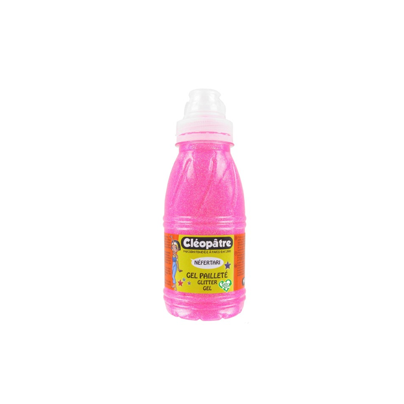 GEL PAILLETE CLEOPATRE NEON ROSE 250ML