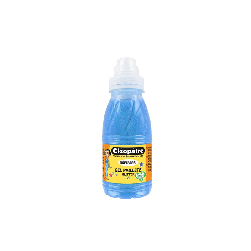 GEL PAILLETE CLEOPATRE NEON BLEU 250ML