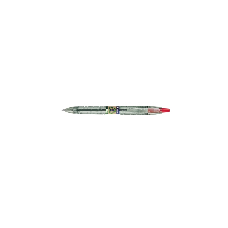 STYLO BILLE PILOT RETR. B2P 1,0 ROUGE RECYCLE