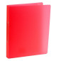 CLASSEUR YEKA PP 2AN.35MM TRANSP. ROUGE